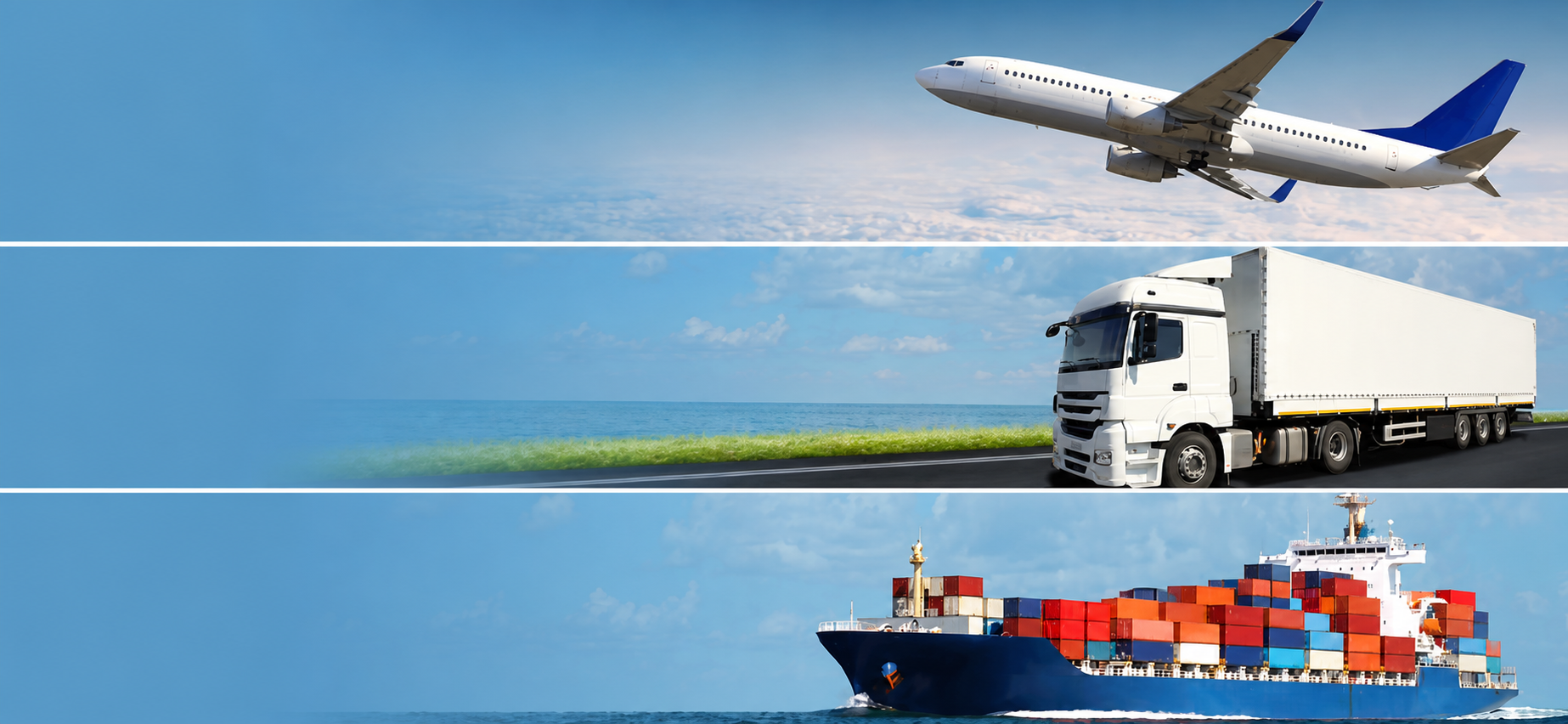 Air, road and ocean freight services
